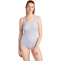 Icebreaker Merino 150 Siren Fresh Ferns Aop Ärmelloses Baselayer Grau M Damen Grau M