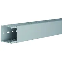 Hager BA66006007030B Verdrahtungskanal aus PVC BA6 60x60mm steingrau - 2 Meter