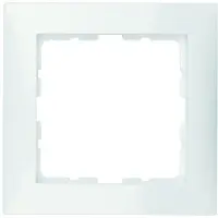 Berker 10148989, Weiß, Schraubenlos, , Glänzend, 1 Stück(e)
