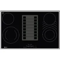 NEFF T18BD3AN0, Schwarz, Edelstahl, Integriert, 80 cm, Keramik, 4 Zone(n), 4 Zone(n)