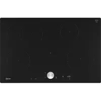 NEFF N 90, Schwarz, Integriert, 80 cm, Zonen-Induktionskochfeld, 5 Zone(n), 5 Zone(n)