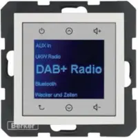 Berker S.1/B.X RADIO DAB+ PW GLÄNZ (29848989 TOUCH RADIO)