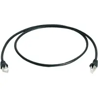 Telegärtner Patchkabel S/FTP, Cat.6A, LSOH, schwarz, 10 m