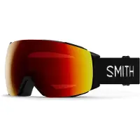 Smith - Skibrille / Snowboardbrille - I/O Mag Black Chromapop Sun Red Mirror aus Wolle - schwarz