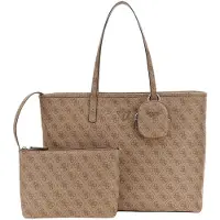 GUESS HWSL7124240 POWER PLAY II LARGE TECH TOTE Woman Shopper latte logo