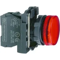 Schneider Electric XB5AVM4, Rot, IP66, 230-240 V, 2,2 cm