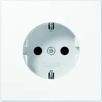JUNG AL 1520, CEE 7/3, Aluminium, Aluminium, 250 V, 16 A, 70 mm
