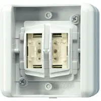 JUNG KNX Taster BA 2f. Mittenstellung 8472.02 LEDW (8472.02LEDW)