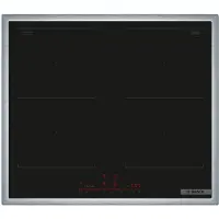 Bosch Serie 6 PVQ645HB1E, Schwarz, Integriert, 60 cm, Zonen-Induktionskochfeld, Glaskeramik, 4 Zone(n)
