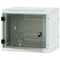 Triton - 19" Wandschrank einteilig 15HE/495mm Vollglastür