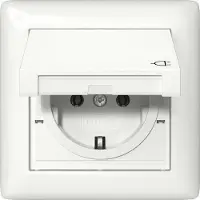 Gira 415703, Schuko, 1 Modul(e), Weiß, 250 V, 16 A, 29 mm