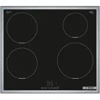 Bosch PIE645BB5E Serie 4, Autarkes Kochfeld (schwarz/edelstahl)