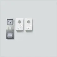 Siedle & SÖHNE Audio-Set SET CAB 850-2 E/W Basic Edelstahl gebürstet