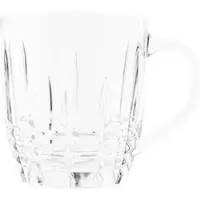 Almina Mira 6er-Gläser Set mit Henkel Teeglas Kaffeeglas Transparent mit Design