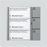 Siedle SIED Bus Tasten-Modul BTM650-03SM 3fach alt Btm 650-3 SM 35739