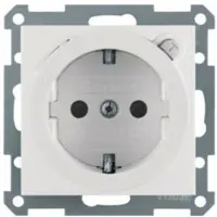Berker 47088989, Typ F, Weiß, Thermoplast, IP20, 250 V, 16 A