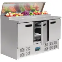 Polar Serie G gekühlte Saladette und Pizzatisch 390 Liter