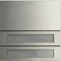Gira Ruftastenmodul 2f System 5532920 106 Edelstahl