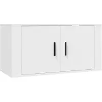 vidaXL TV-Wandschrank Weiß 80x34,5x40 cm