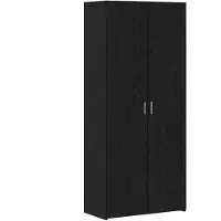 vidaXL Highboard Schwarz Eichen-Optik 80 x 42 x 185 cm