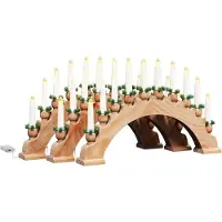 vidaXL Weihnachtskerzenbogen mit 10 LED Kerzen 3 stk. LEDs Warmes Weiß