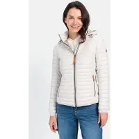 Camel active Leichte Steppjacke aus recyceltem Polyamid in Wollweiß | Gr.: 50
