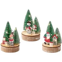 Lumineo Deko-Figur Weihnachten Ø 8 x 12 cm
