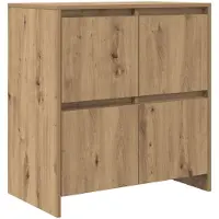 vidaXL Sideboard Artisan-Eiche 70 x 41 x 75 cm Holzwerkstoff