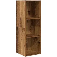 vidaXL TV-Schrankset Altholz 37 x 37 x 107 cm Holzwerkstoff