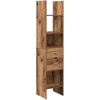 vidaXL Bücherregal Altholz 40 x 35 x 180 cm Holzwerkstoff