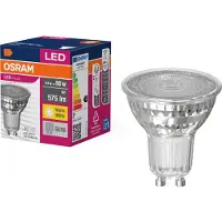 Osram HOMELIGHTING 4058075096646 LED (monochrome) EEC F (A - G) GU10 Reflector bulb 6.9 W = 80 W Warm white (Ø x H) 50 mm x 50 mm 1 pc(s)