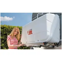 Fiamma Transportbox 360 aus Edelstahl Aluminium für Carry-Bikes, wasserdicht, stoßfest, UV-beständig