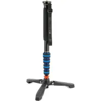 3 Legged Thing Punks Taylor 2.0 Magnesium Alloy Monopod Blue with Docz foot stabiliser