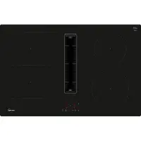 NEFF V58NBS1L0+Z861SB4, Schwarz, Integriert, 80 cm, Zonen-Induktionskochfeld, Glaskeramik, 4 Zone(n)