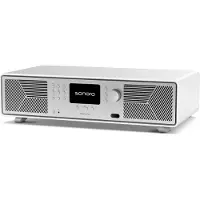 Sonoro Avaton, Silber, Weiß, 7,62 cm, 1,91 cm, 13,3 cm (5.25"), DAB+, UKW, TFT