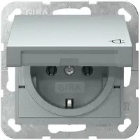 Gira Schutzkontaktsteckdose Typ F 16 Ampere 250 Volt mit Klappdeckel