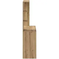 vidaXL Schreibtisch Artisan-Eiche Holzwerkstoff 78,5 x 37 x 154,5 cm