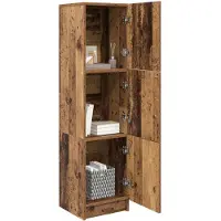 vidaXL Highboard Altholz 31,5 x 32 x 122,5 cm