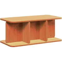 vidaXL Couchtisch Wachsbraun 80 x 39,5 x 33,5 cm Massivholz Kiefer