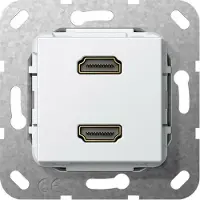 Gira Dual Hdmi Breakout Kabel Basiselement Weiß - 567203
