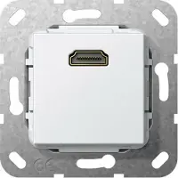 Gira 4846861, HDMI, Weiß