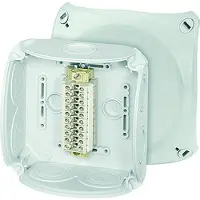 Hensel Gustav Reihenklemmenkasten 1.5-4 qmm 24Klemmen WK mit Außenbefestigung RK 1024