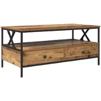 vidaXL Couchtisch Altholz 100 x 51 x 45 cm Holzwerkstoff