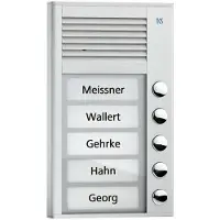 TCSS AG Audio Außenstation PAK05-EN 5 Tasten 1-reihig AP silber