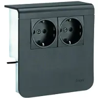 Hager SL200809009011, Schwarz, Kunststoff, CE, 130 mm