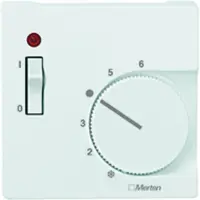 Merten Zentralplatte 534825 Temperaturregler aktivweiß gl