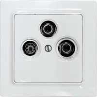 Eltako TV55E/3-wg TV/RF/SAT-Abdeckung Schraubbefestigung