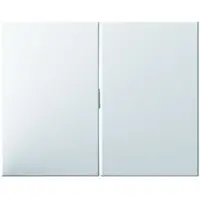 Hager 14357009, Weiß, Kunststoff, Schraubenlos, Jede Marke, Glänzend, 1 Stück(e)