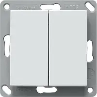 Gira Funk-Wandsend. batterielos 2fach reinweiß matt 242227 (242227)
