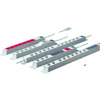 Rittal DK7240.210, 7 AC-Ausgänge, Typ D, 250 V, 16 A, Weiß, Aluminium